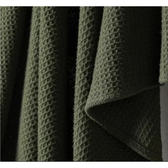 Arhaus Waffle Throw Blanket - Picture 4 of 6